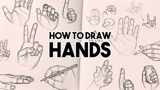 How to Draw Hands  starting with just 3 simple shapes [upl. by Kathy]