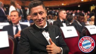 Robert Lewandowski at the Ballon dOr [upl. by Mafalda]