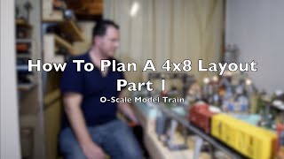 How To Plan A Small 4x8 Layout Part I O Scale Model Train [upl. by Raines]