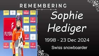 Fallece la olímpica Sophie Hediger en una avalancha [upl. by Peggir571]