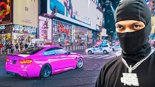 MOST WANTED DRIVERS TAKEOVER TIMES SQUARE [upl. by Eanram]