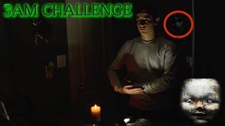 BABY BLUE CHALLENGE AT 3AM DEMONIC GAME [upl. by Onitnas]