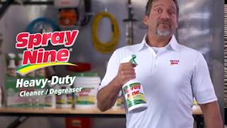 Spray Nine® Heavy Duty Cleaner  Degreaser  Disinfectant [upl. by Joub]