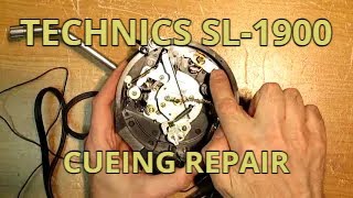 Technics SL1900 Armlift Cueing Repair  Sticky Grease [upl. by Necyrb]