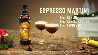 How to make an Espresso Martini for Christmas  Kahlúa [upl. by Yditsahc]