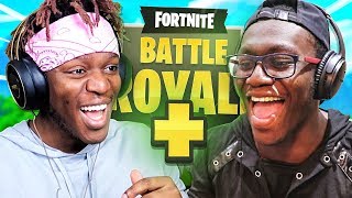 KSI AND DEJI DO DUOS ON FORTNITE [upl. by Almallah]