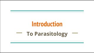 Introduction To Parasitology  Microbiology [upl. by Hanford]