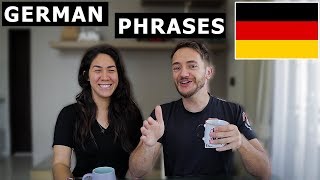 10 GERMAN PHRASES Every Traveler Should Know Basic German [upl. by Aleda]