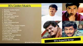 Tamil 90s SuperHit Melodies  Tamil 90s Songs  Vijay  Ajith  Surya  Prasanth [upl. by Sesom235]