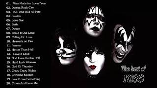 Kiss Greatest Hits Full Album  Best Of Kiss Playlist [upl. by Cinamod225]