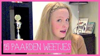 15 paarden weetjes  PaardenpraatTV [upl. by Apul]