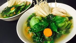 HOW TO MAKE CHINESE VEGETABLE SOUP [upl. by Ayotahc]