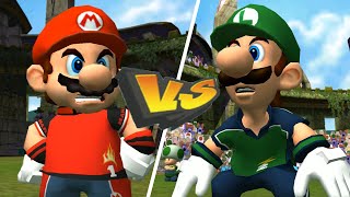 Super Mario Strikers  Mario VS Luigi Grudge Match [upl. by Irroc]