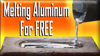 How to Make a Free Aluminium Melting Furnace [upl. by Youlton]