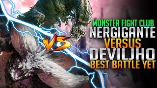 Nergigante VS Deviljho Most Insane Battle Yet Monster Hunter World PC fight Club [upl. by Naie]