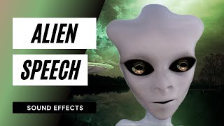 👽 Alien Speech Sound  👽 Sound Effect  👽 Animation [upl. by Base]