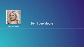 Neon Moon Lyrics  Demi Lee Moore [upl. by Evslin]