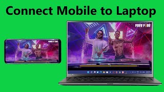 How to Connect Mobile to Laptop Share Mobile Screen on PC Laptop Windows  Howtosolveit [upl. by Anotyad]