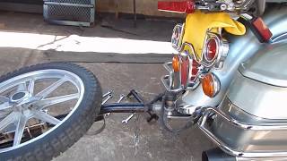 Yamaha Royal Star Venture Bushtec Tow Hitch Installation [upl. by Ahsael]