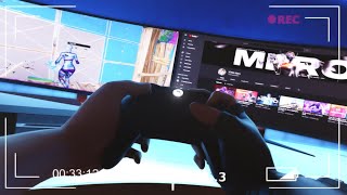 New BEST Fortnite Controller SettingsSensitivity  Handcam [upl. by Euqinehs399]