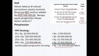 Cara Menghitung Pajak Penghasilan PPh 21  EKONOMI kelas 11 [upl. by Eliseo292]