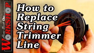 How to Replace String Trimmer Line [upl. by Urita650]