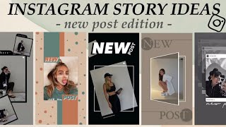 7 Creative ‘NEW POST’ Instagram Story Ideas  using the IG APP ONLY [upl. by Whallon645]