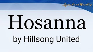 Hosanna  Lyrics amp Chords  Hillsong United [upl. by Deutsch]