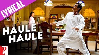 Lyrical Haule Haule Song with Lyrics  Rab Ne Bana Di Jodi  Jaideep Sahni [upl. by Alihet310]