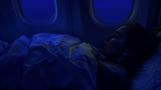 Airplane Sleep Sounds White Noise  Jetliner Flight for Sleeping and Relaxation [upl. by Brittan]