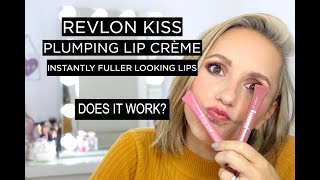 REVLON Kiss Plumping Lip Creme Review [upl. by Niko]