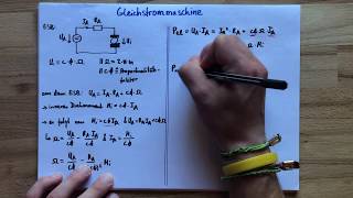 Gleichstrommaschine Grundlagen  Elektrotechnik [upl. by Kovacs]