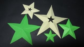 Como cortar estrellas perfectas de 5 puntas [upl. by Libby]