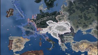 Communist Takeover  Kaiserreich HOI4 Timelapse [upl. by Towill]