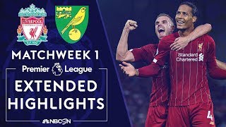 Liverpool v Norwich City  PREMIER LEAGUE HIGHLIGHTS  8919  NBC Sports [upl. by Paula787]