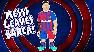 😭Messi leaves Barcelona😭 Lionel Messi farewell song press conference [upl. by Ailadi4]