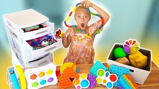 Everleighs INSANE Fidget Toy Haul Must Watch [upl. by Averi]