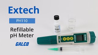 Extechs PH110 Refillable pH Meter [upl. by Garrett]