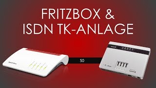 Fritzbox Tutorial  ISDN Telefonanlage anbinden [upl. by Lucine]