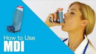 How to use Metered Dose Inhaler MDI [upl. by Allenotna]