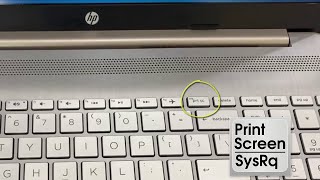 How to take a screenshot on HP laptop Windows 10 [upl. by Anitsua]