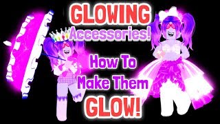 How To Get CUSTOM GLOWING ACCESSORIES Royale High Outfit Hacks [upl. by Abelard]