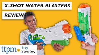 XShot Micro and Epic FastFill Water Blasters from Zuru [upl. by Ananna]