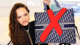 Why you SHOULDNT BUY the Dior Book Tote WATCH THIS BEFORE YOU BUY [upl. by Lymn]