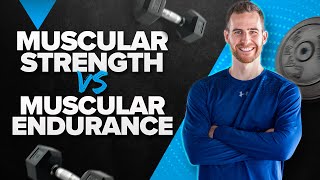 Difference Between Muscular Strength and Muscular Endurance [upl. by Drawd811]