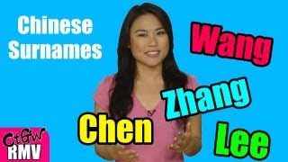 Top 10 Chinese Surnames  OriginsFacts [upl. by Adlaremse]