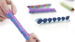 How to make a CHINESE FINGER TRAP [upl. by Dowell911]