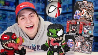 Unboxing A Full Case of Marvel Venomized Funko Minis [upl. by Ttiwed]