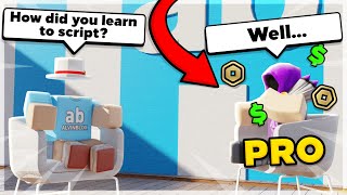 How pro Roblox developers learnt to script [upl. by Esened]