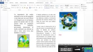 TUTORIAL DE COMO HACER UN TRIPTICO EN WORD 2016 [upl. by Niahs]